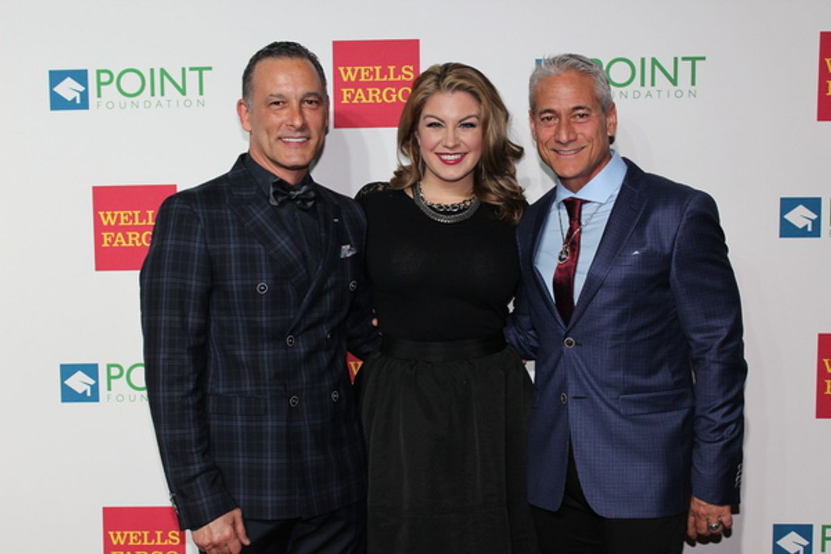 Johnny Chaillot, Mallory Hagan and Greg Louganis at 