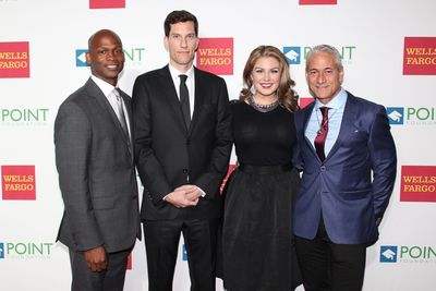 Dennis Williams, Pete Nowalk, Mallory Hagan and Greg Louganis  Photo
