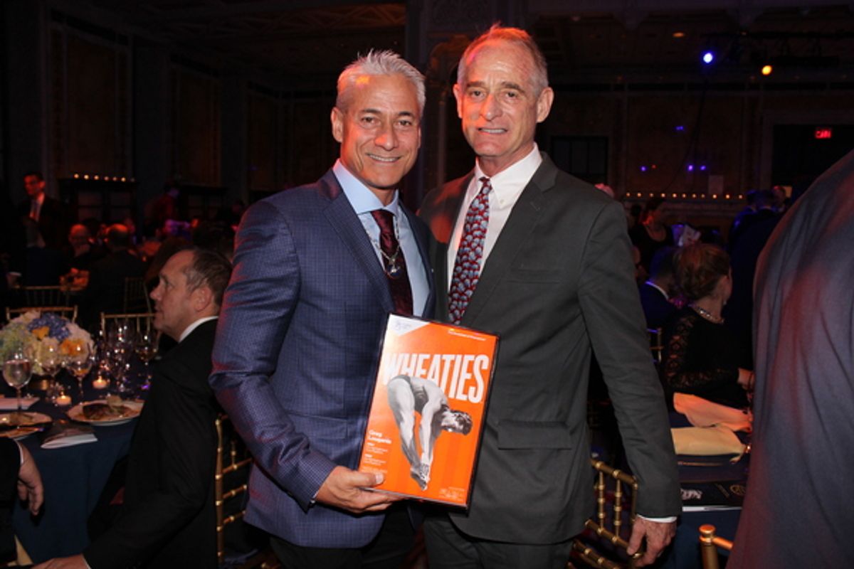 Greg Louganis and Robby Browne  at 