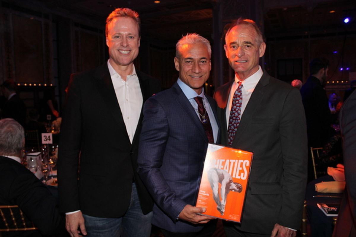 Glenn Connolly, Greg Louganis and Robby Browne  at 