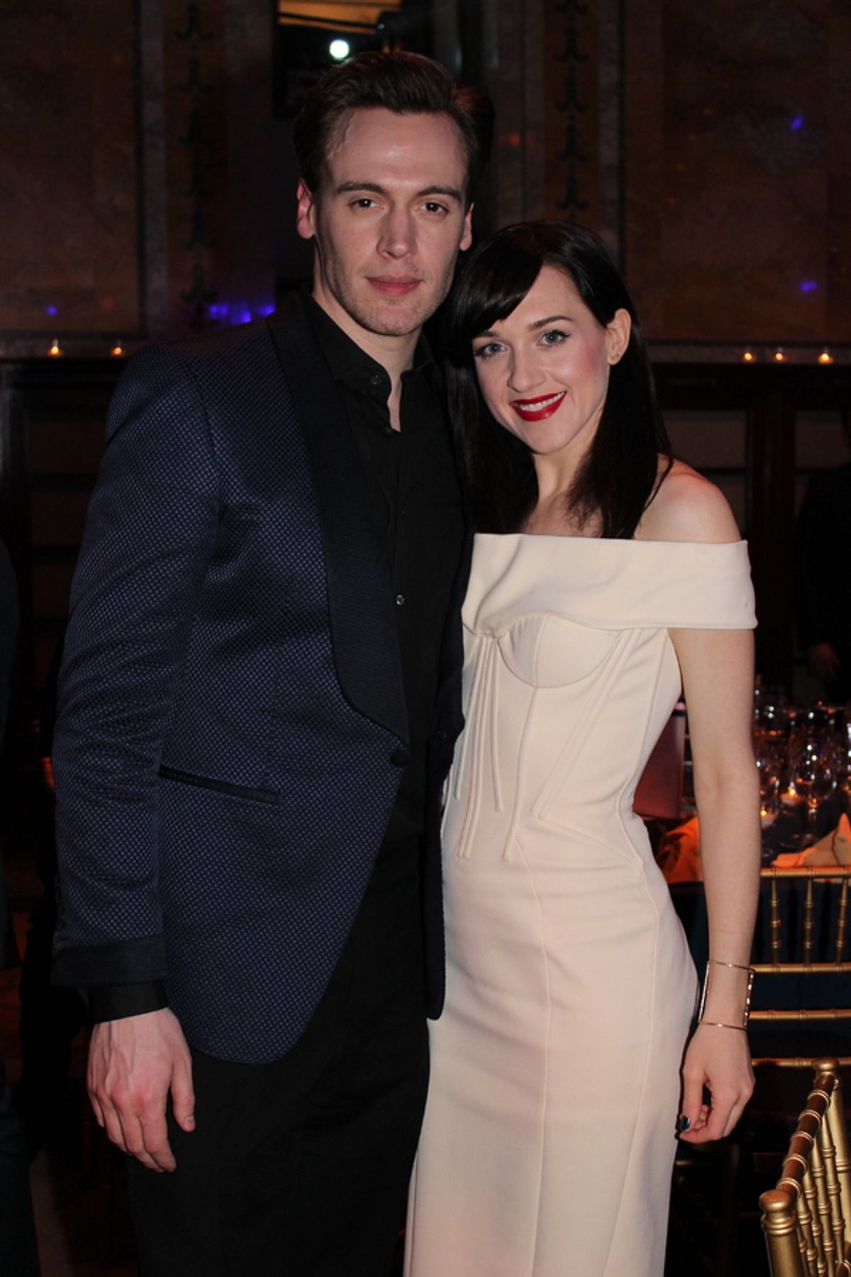 Erich Bergen and Lena Hall at 