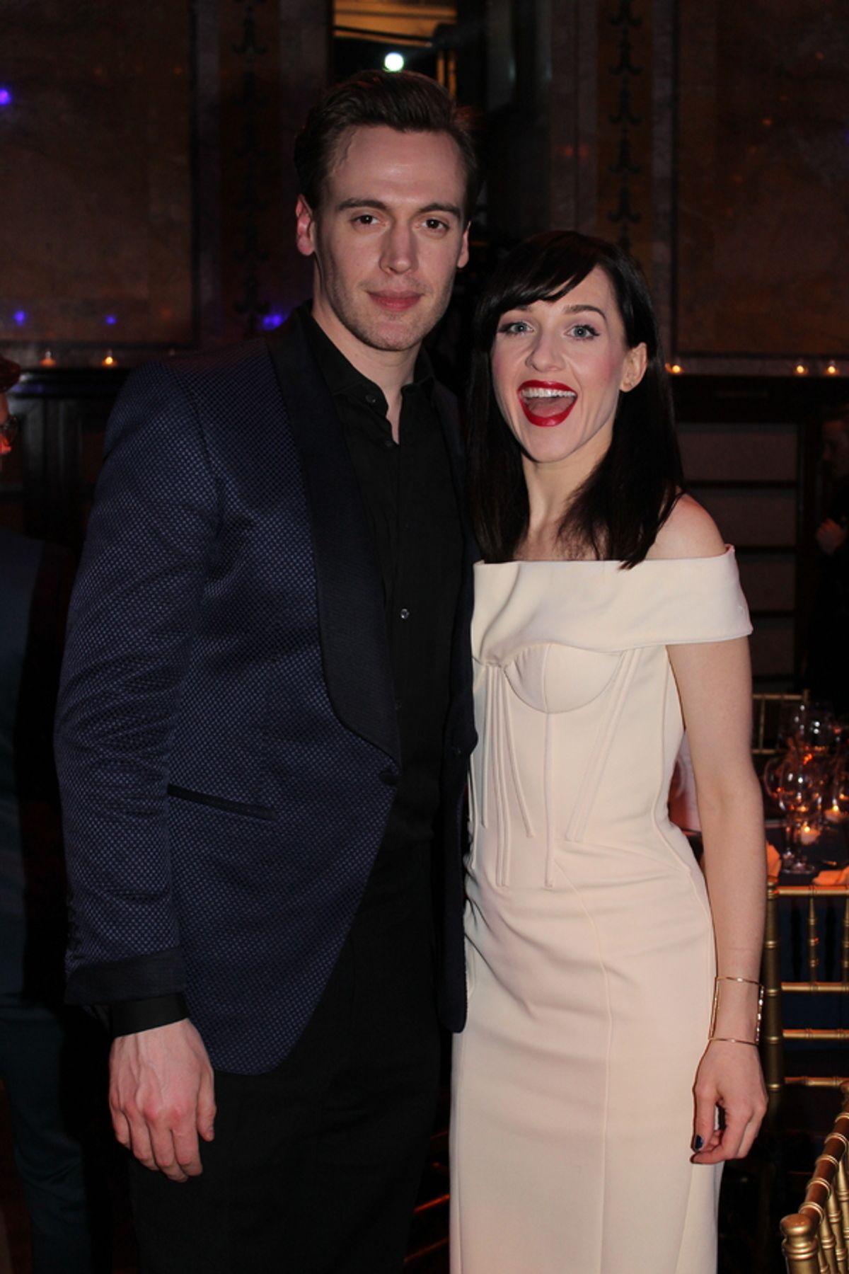 Erich Bergen and Lena Hall at 