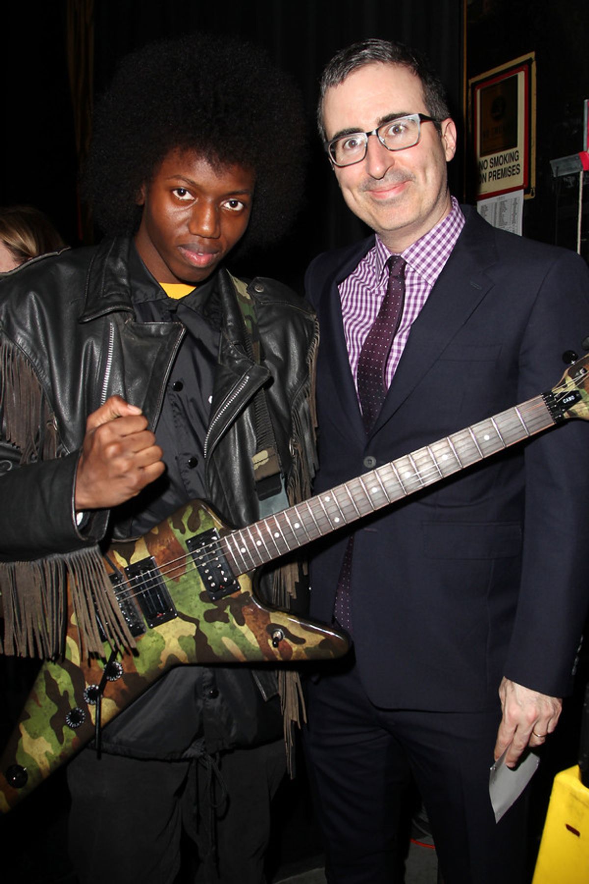 John Oliver with Garden of Dreams kid at 