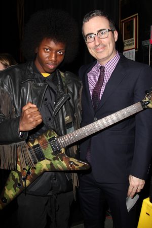 John Oliver with Garden of Dreams kid Photo
