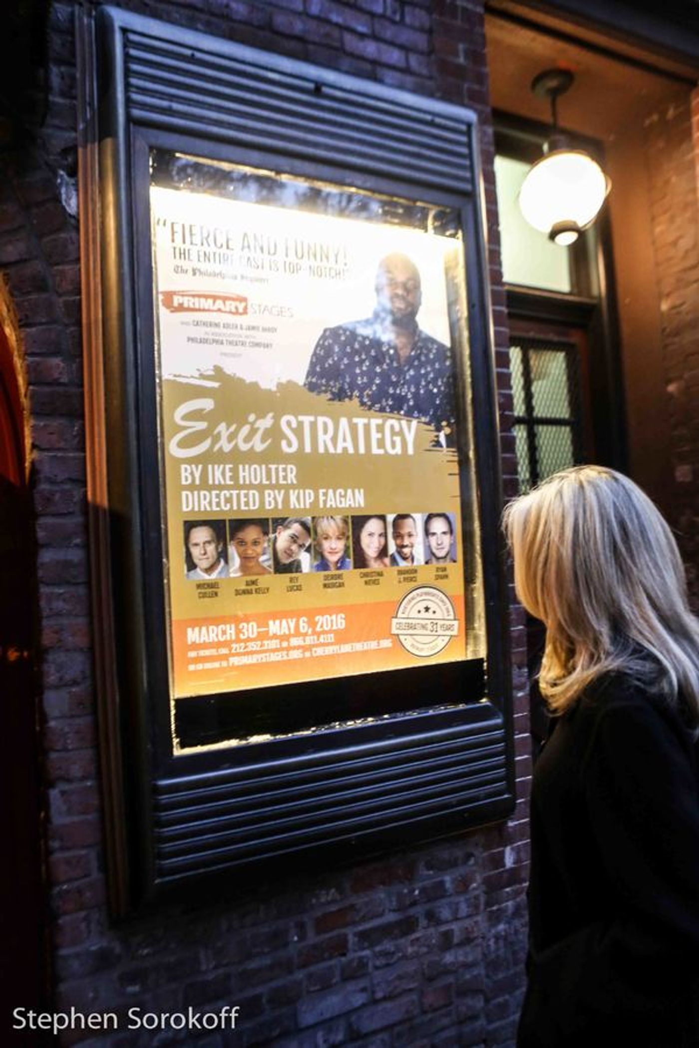 Photo Coverage: Primary Stages Celebrates Opening Night ofEXIT STRATEGY  Image