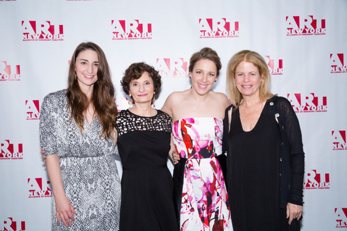 Sara Bareilles, Ginny Louloudes, Jessie Mueller and Jessie Nelson at 