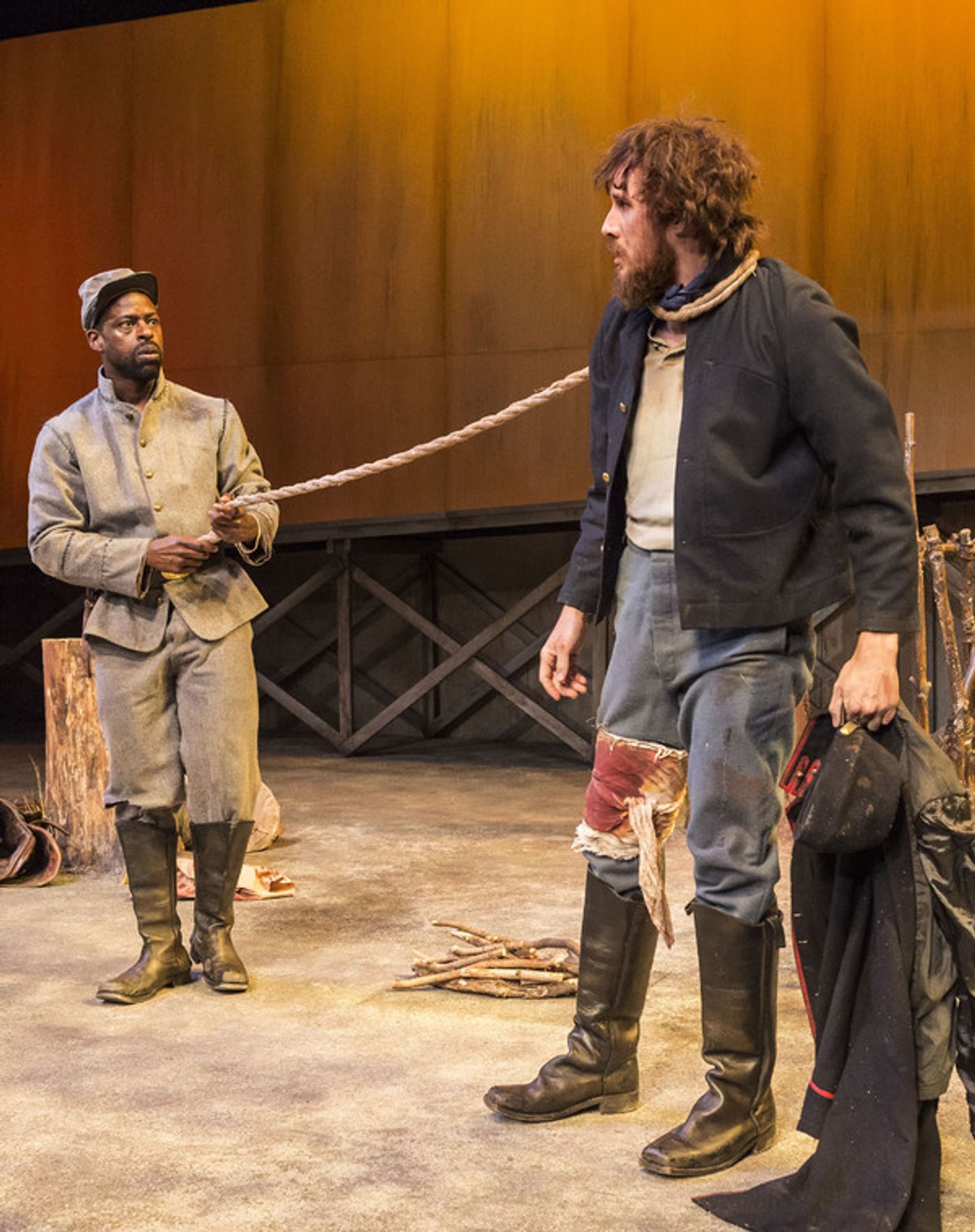 Photo Flash: First Look at Sterling K. Brown, Michael McKean and More in 'FATHER COMES HOME FROM THE WARS' at the Taper  Image