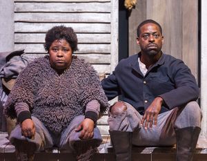 Patrena Murray and Sterling K. Brown Photo