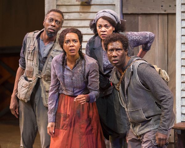Julian Rozzell Jr., Sameerah Luqmaan-Harris, Tonye Patano and Russell G. Jones Photo