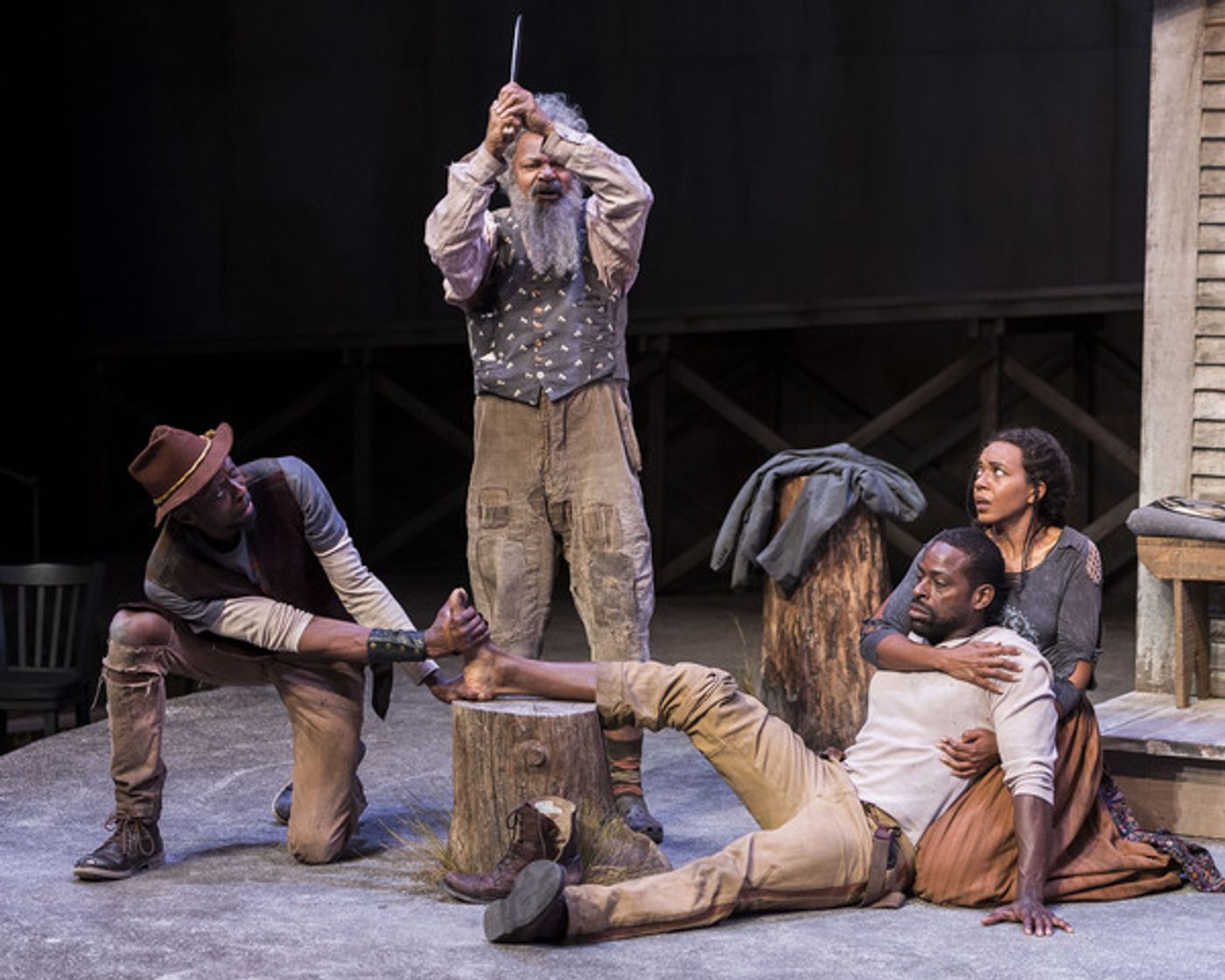 Photo Flash: First Look at Sterling K. Brown, Michael McKean and More in 'FATHER COMES HOME FROM THE WARS' at the Taper  Image