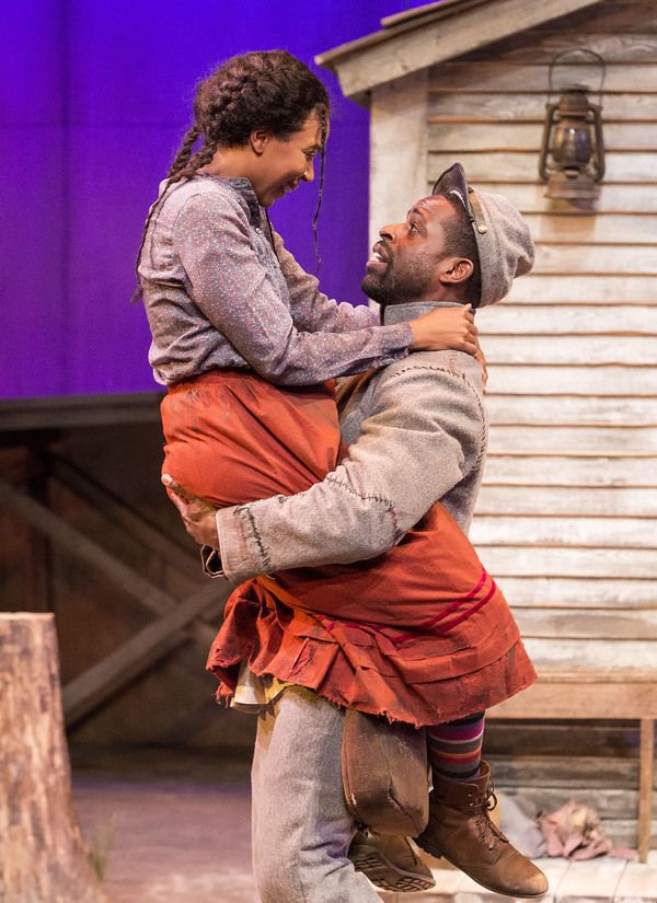 Sameerah Luqmaan-Harris and Sterling K. Brown Photo