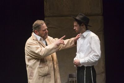 Bob Ari as Jacob Kahn and Miles G. Jackson as Asher Lev Photo