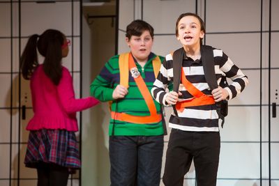 David Rosenthal as Rowley and Ricky Falbo as Greg Photo