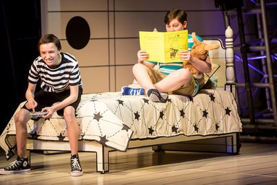 Ricky Falbo as Greg and David Rosenthal as Greg and Rowley Photo