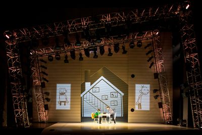 David Rosenthal as Rowley and Ricky Falbo as Greg Photo