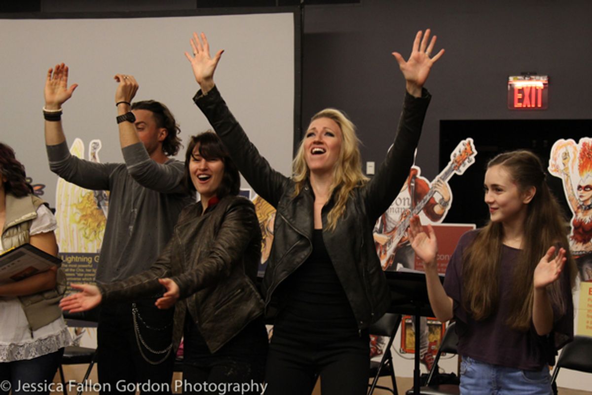 Brie Cassil, Molly Tynes and Talia Ryder at 