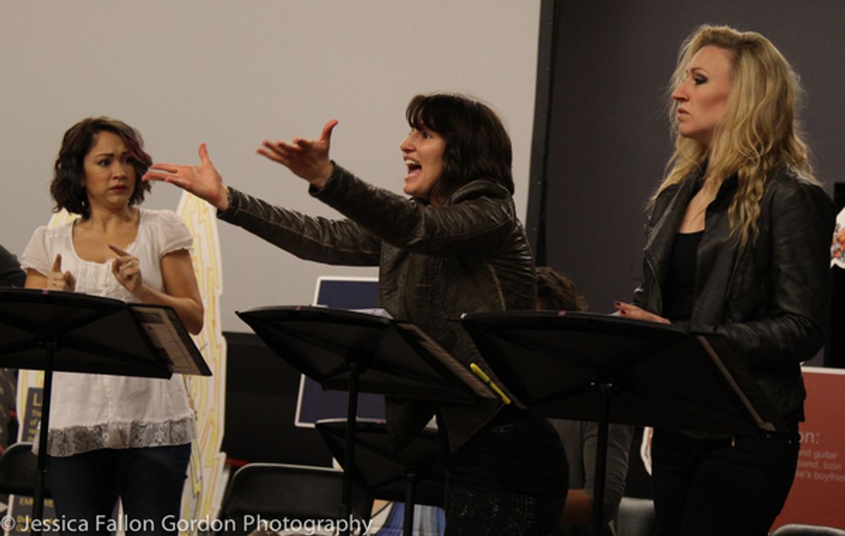 Diana DeGarmo, Brie Cassil and Molly Tynes at 