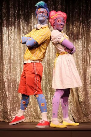 PJ Adzima as Sky Square and Tyla Collier as Lily Polkadot @ BroadwayWorld PJ Adzima as Sky Square and Tyla Collier as Lily Polkadot Photo