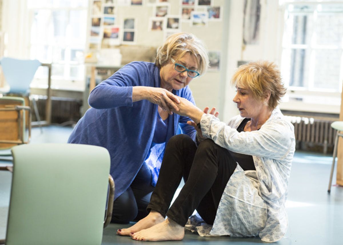 Barbara Flynn and Zoe Wanamaker at 