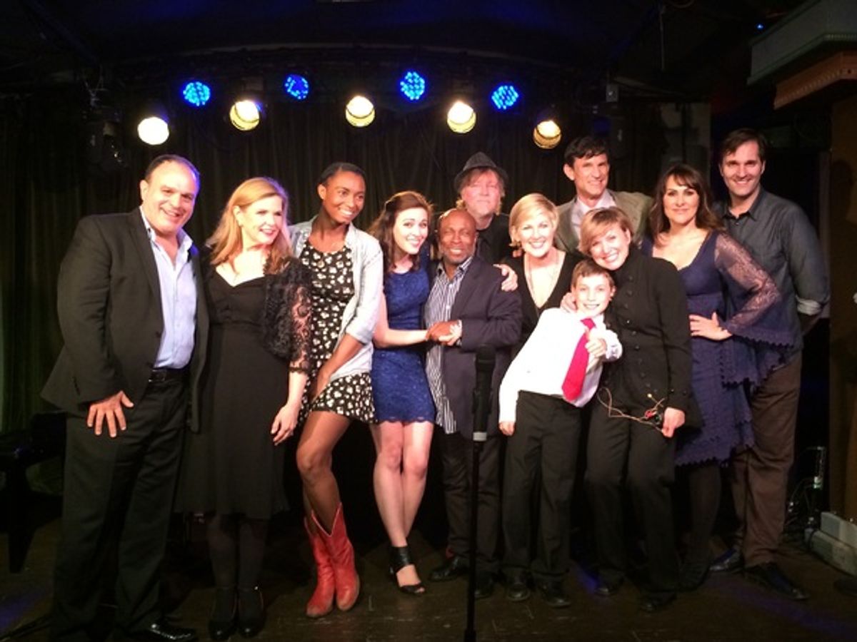 left to right: Glenn Rosenblum, Dianne Fraser, Julia Black, Juliana Hansen, Jeffery Polk, Brad Ellis (behind), Joanne O'Brien, Tami Tappan Damiano, Damon Kirsche (Behind), Dante Damiano (in front), Robyn De Lano, David Zack at 