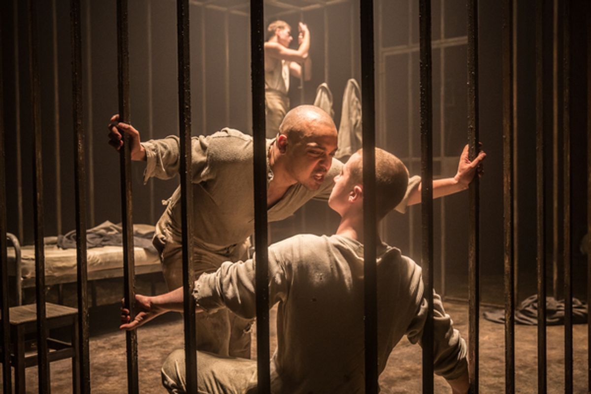 Danny Lee Wynter and Joseph Quinn at 