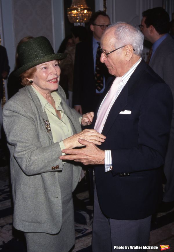 Anne Jackson and Eli Wallach attend the Drama League Awards at the Plaza Hotel on May Photo