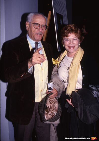 Anne Jackson and Eli Wallach attend a Broadway Show on November 8, 1992 in New York C Photo