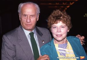 Anne Jackson and Eli Wallach attend a Broadway Show on September 1, 1982 in New York  Photo