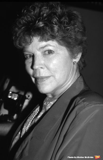 Anne Jackson attends a Broadway Show on September 1, 1985 in New York City. Photo