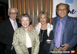 Eli Wallach, Anne Jackson & Joseph Stein with wifeattending  the York Theatre Company Photo