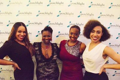 The Dreamgirls - Katherine Thomas (Lorrell Robinson), Donica Lynn (Effie Melody White Photo