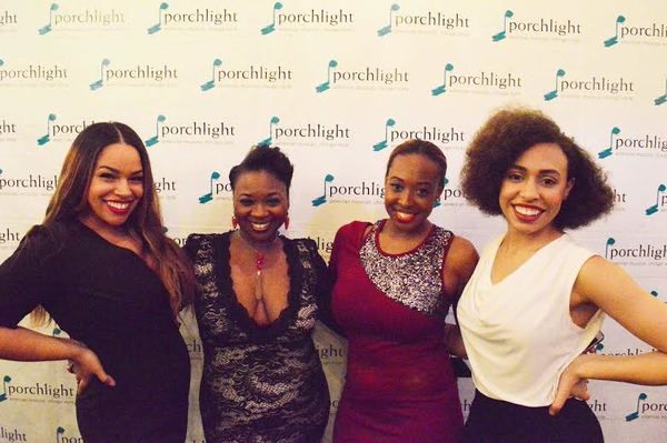 The Dreamgirls - Katherine Thomas (Lorrell Robinson), Donica Lynn (Effie Melody White Photo