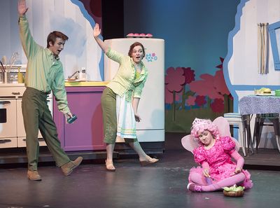 Vincent Pugliese (Mr.Pinkerton), Carly McClain (Mrs. Pinkerton), Makenna Jacobs (Pink Photo