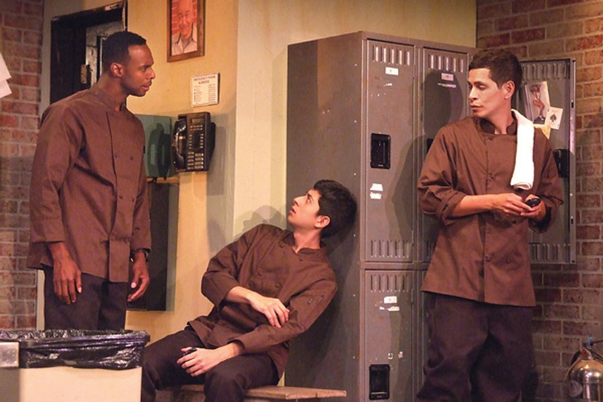 Lawrence Stallings, Pablo Castelblanco and Peter Pasco at 