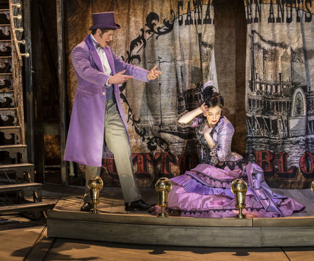 Leo Roberts and Rebecca Trehearn at 