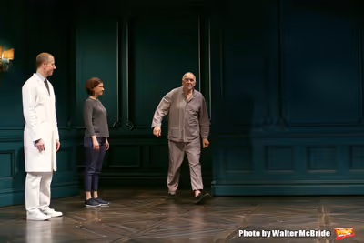 Charles Borland, Hannah Cabell and Frank Langella  Photo