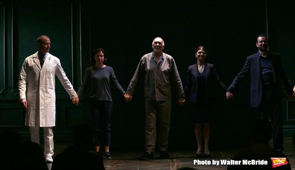Charles Borland, Hannah Cabell, Frank Langella, Kathryn Erbe and Brian Avers  Photo