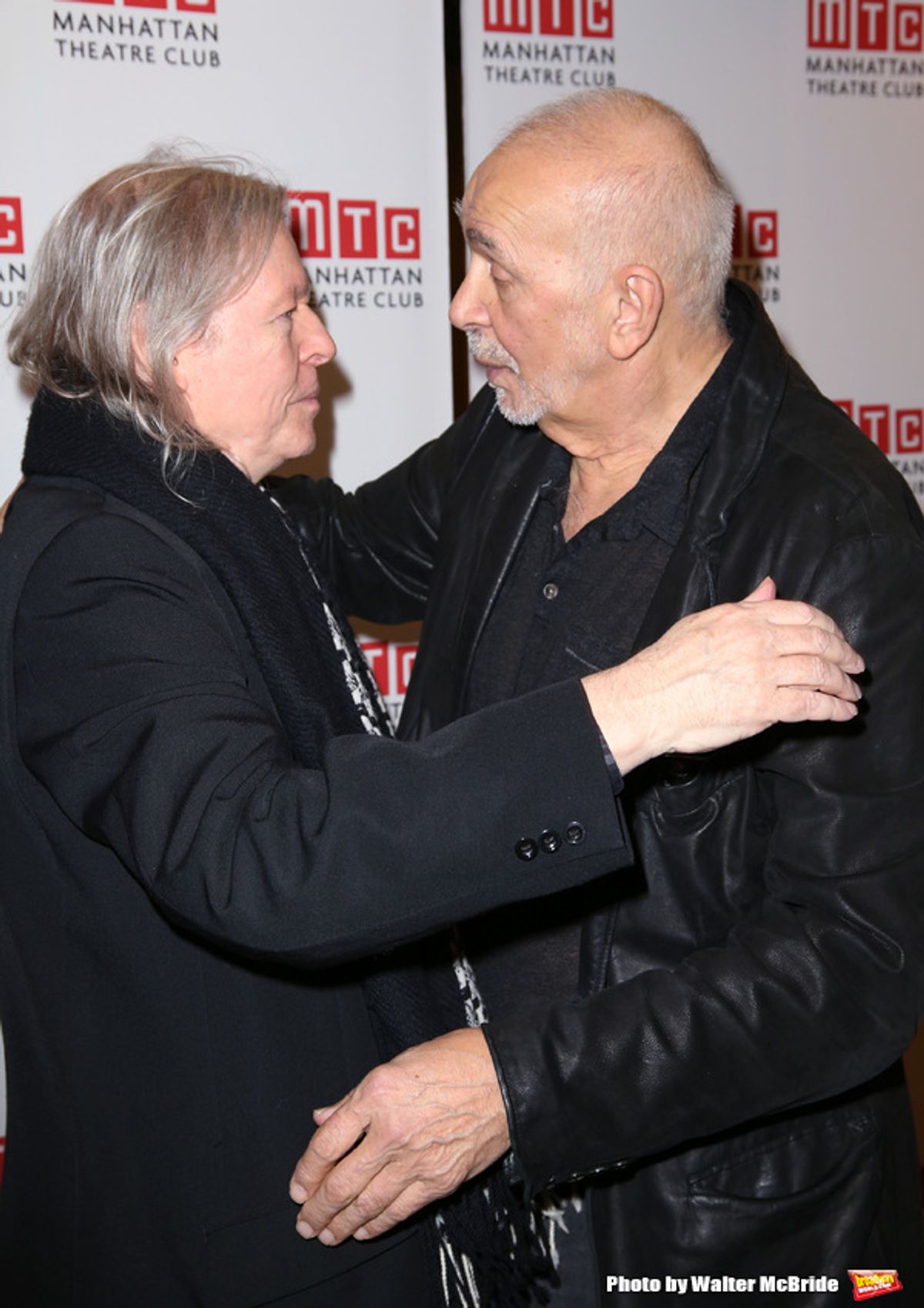 Christopher Hampton and Frank Langella at 