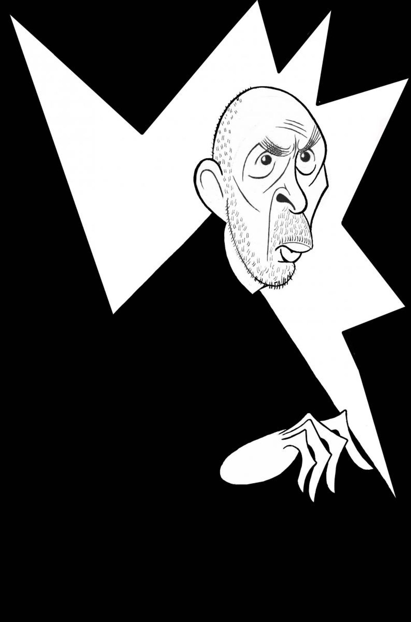 BWW Exclusive: Ken Fallin Draws the Stage -Frank Langella in THE FATHER  Image