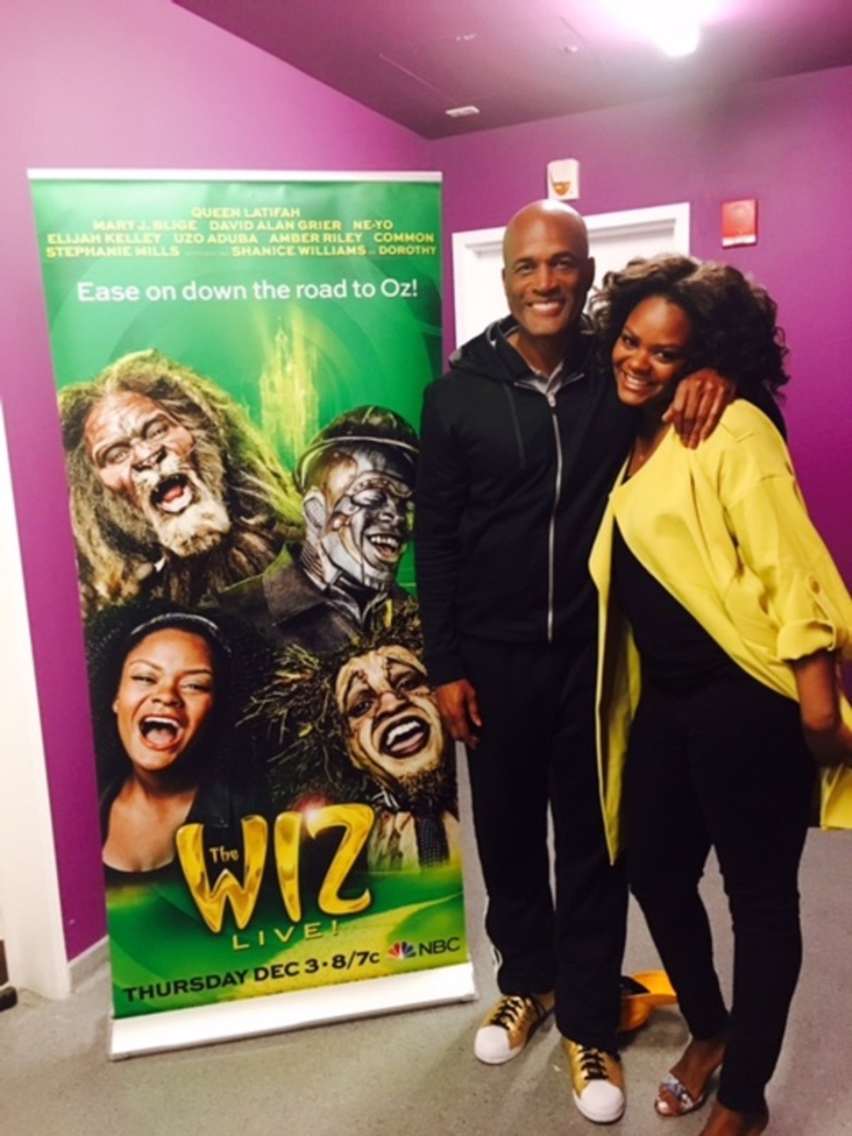 Kenny Leon and Shanice Williams at 