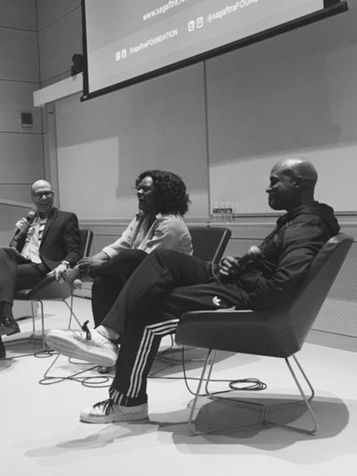 Richard Ridge, Shanice Williams and Kenny Leon Photo