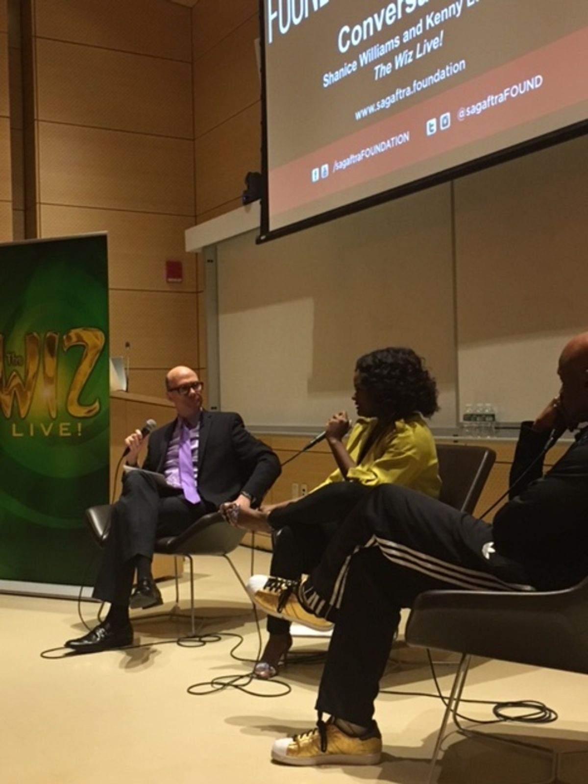 Richard Ridge, Shanice Williams and Kenny Leon at 