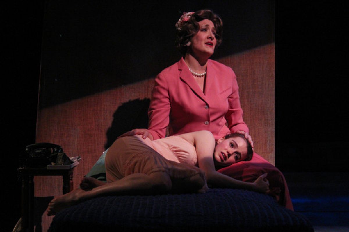 Margaret (Christy Baggett) and Clara (Devon Hales) at 