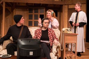 (seated) STEVE TARRY (Selsdon) and ANA BURY (Poppy); (standing) SHELLEIGH FERGUSON (D Photo