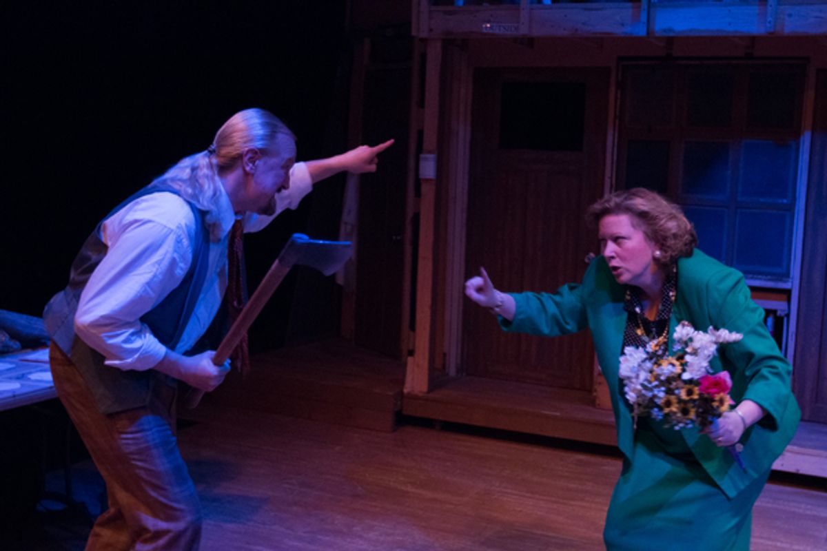 GARY CHAMBERS (Garry) and DIANA GEORGE (Belinda)  at 