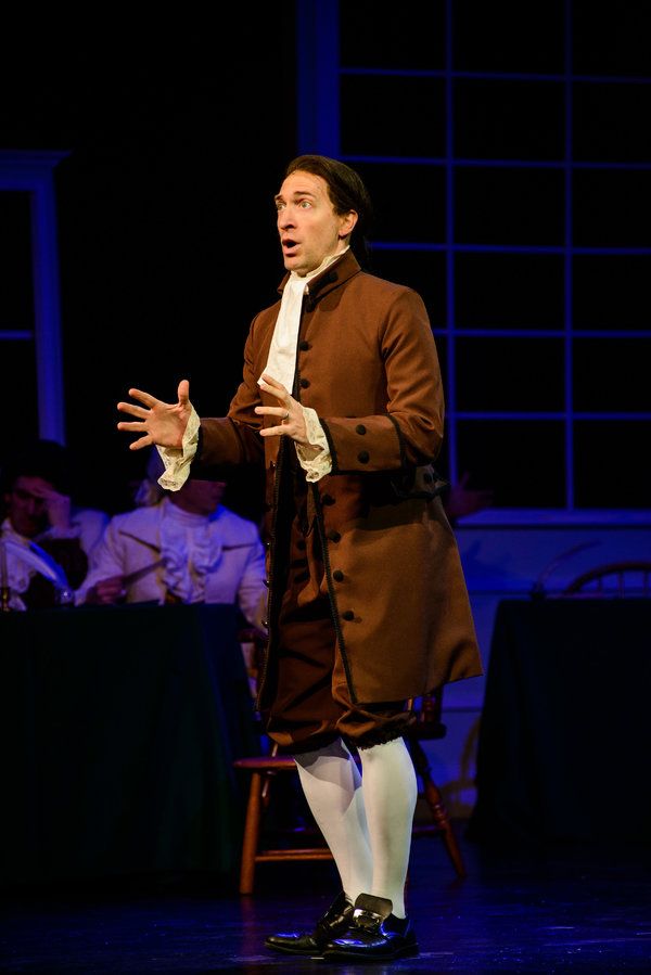 Ben Dibble as John Adams Photo