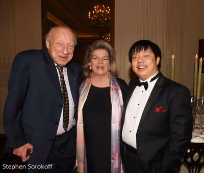 Dan Cameron, Josephine Hemsing, Larry Weng Photo