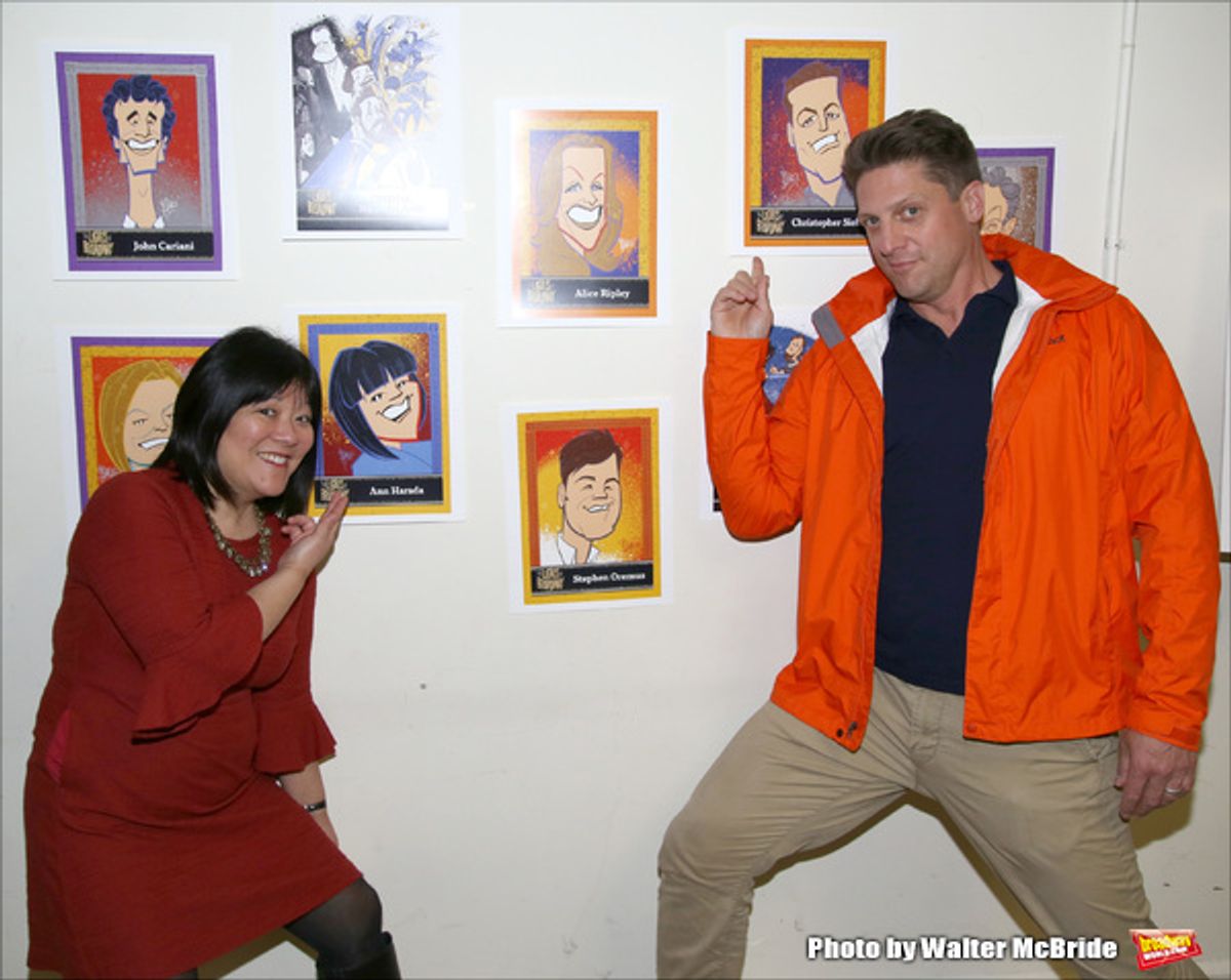 Ann Harada and Christopher Sieber  at 