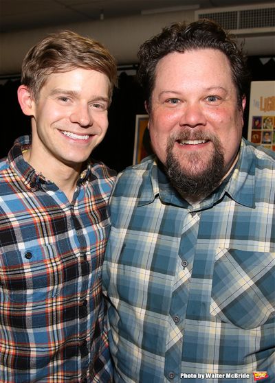 Andrew Keenan-Bolger and Justin 'Squigs' Robertson  Photo