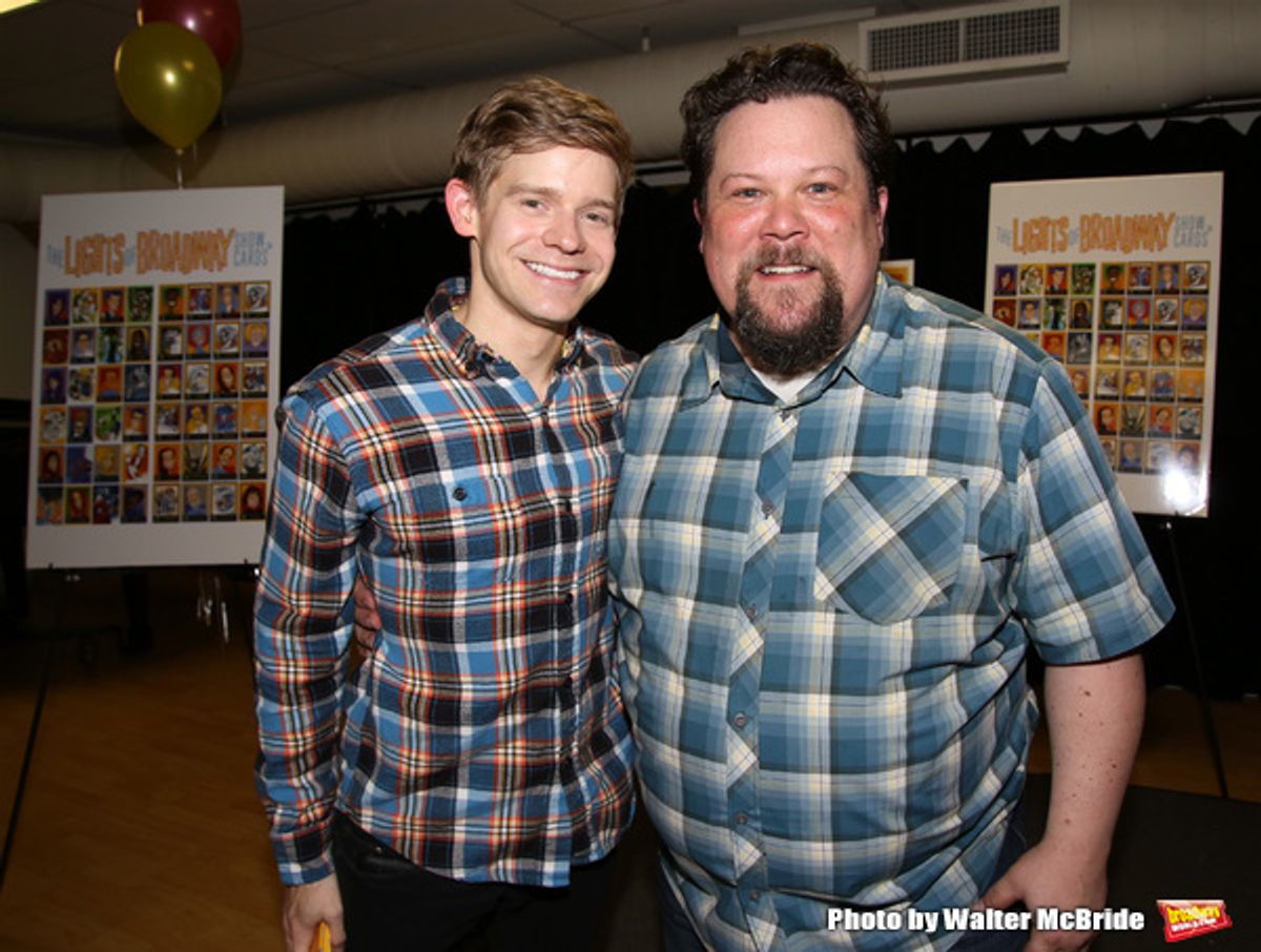 Andrew Keenan-Bolger and Justin ''Squigs'' Robertson  at 